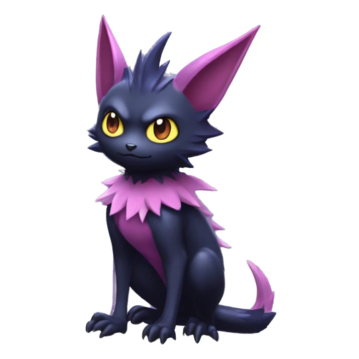  Kawaii Edgy Cool Beautiful Noibat-Nargacuga-Litten full body sticker
