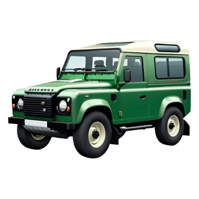 Land Rover Defender - Land Rover (Model Year: 2022) (Iconic colour: Green) sticker