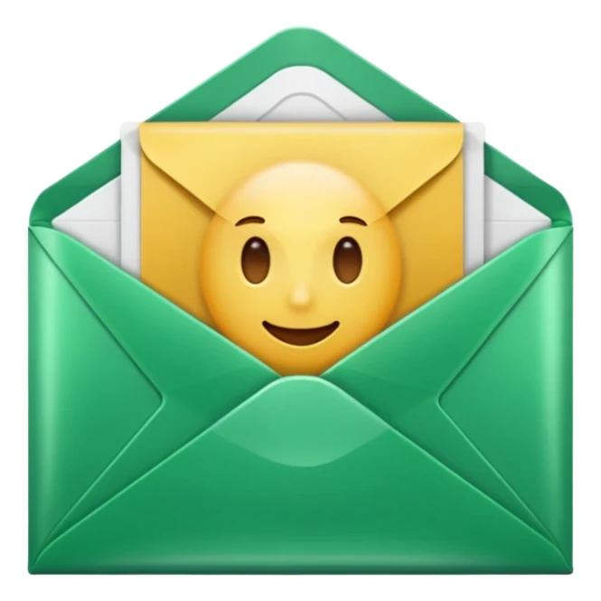 A simple emoji-style icon of a transparent green plastic gym folder envelope, slightly open, with clean edges, soft shine, and subtle shading, conveying fitness organization and active lifestyle.

 sticker