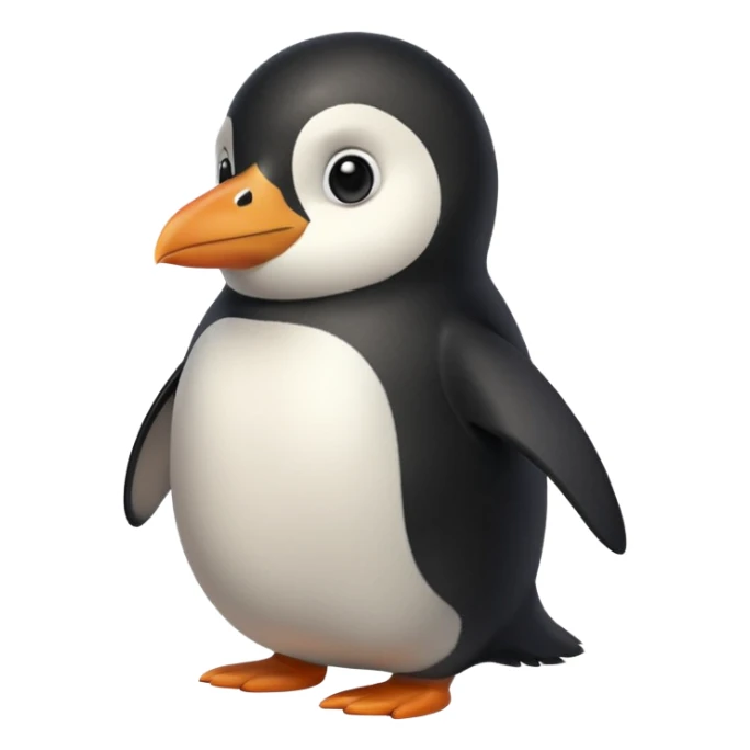 bombastic side eyeing penguin suspicious looking side ways eyes looking forward  sticker