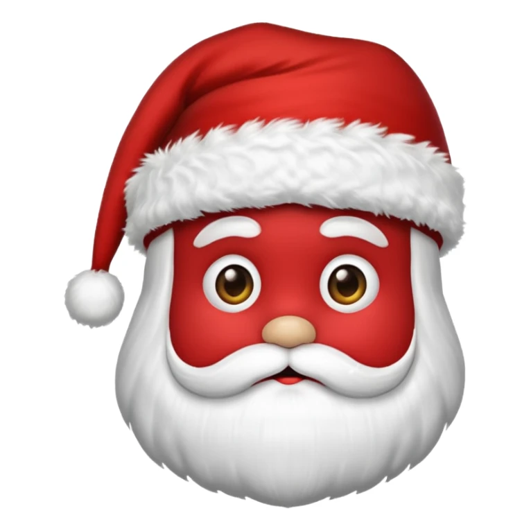 New Year's  Santa's Clous hat (without a person) sticker