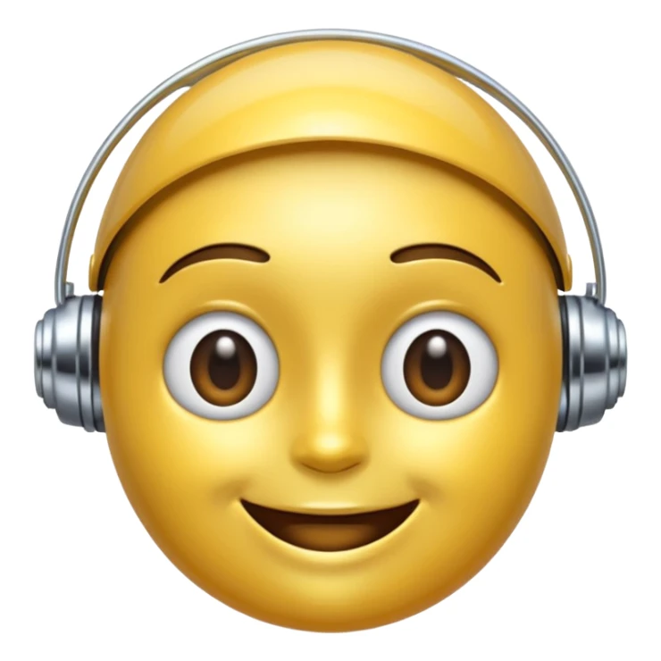 Generate a realistic emoji of AI learning something sticker