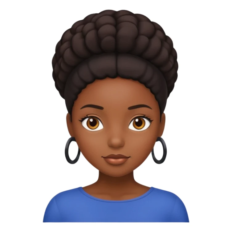 black girl baddie sticker