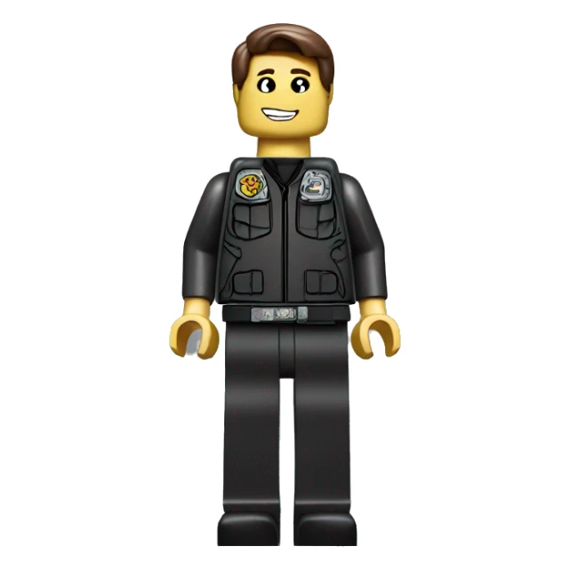 TOM CRUISE lego full body sticker