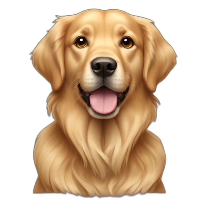 Africanis dog and golden retriever sticker