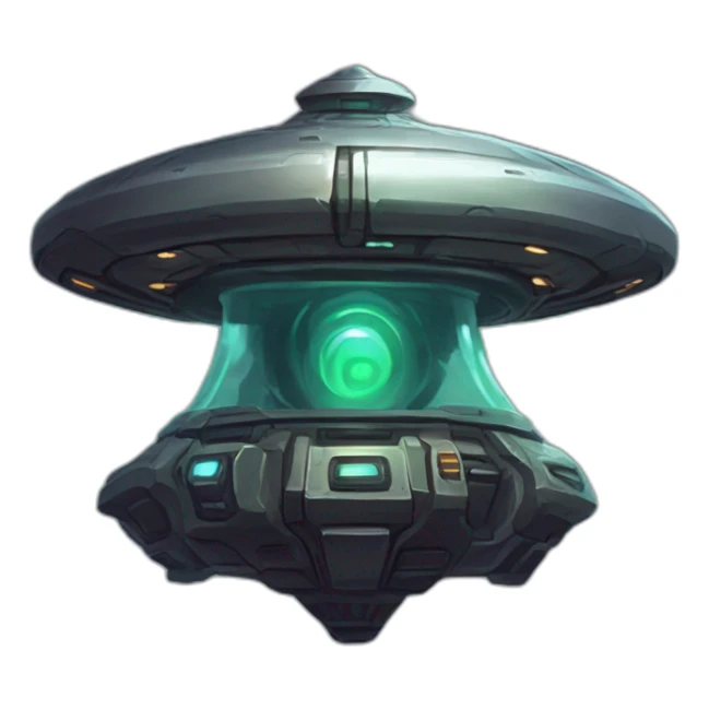 alien UFO scifi roguelike rpg style inspired by slay thee spire sticker