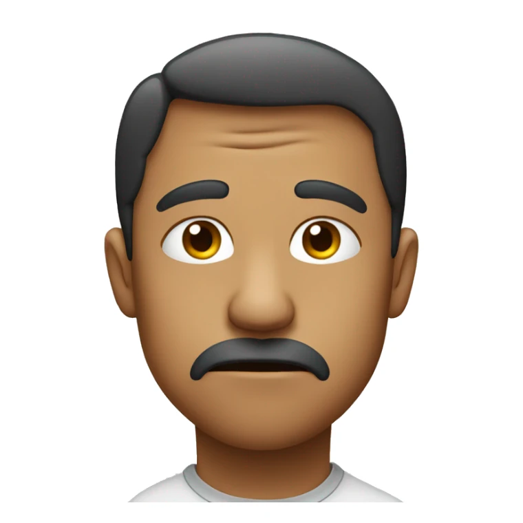 person scrunching their nose while giving a side eye sticker