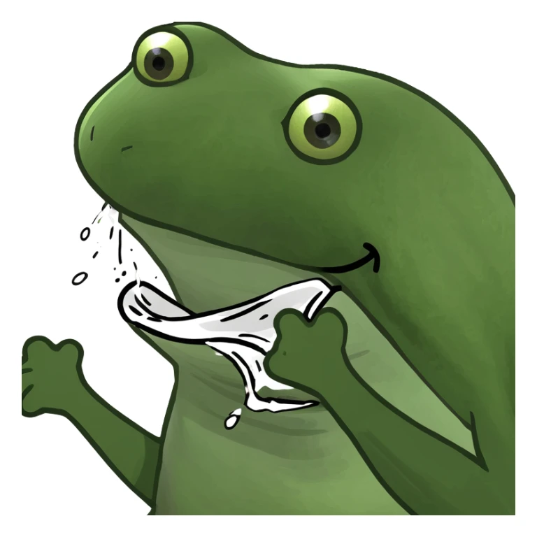 Emoji that’s crashing out  sticker