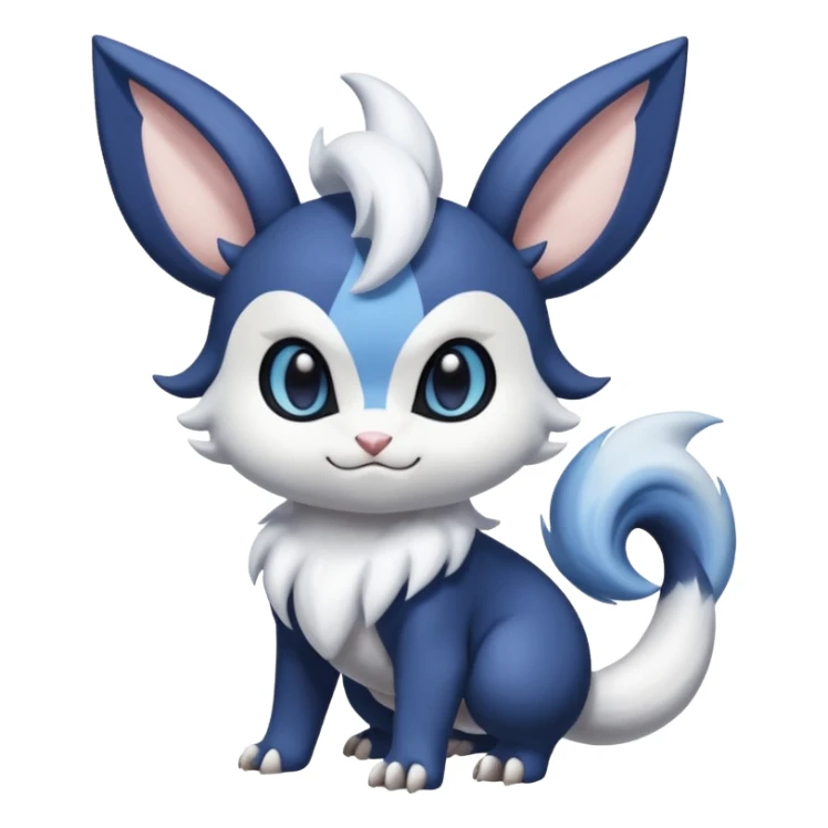 Meowstic-Minccino-Absol-fusion sticker