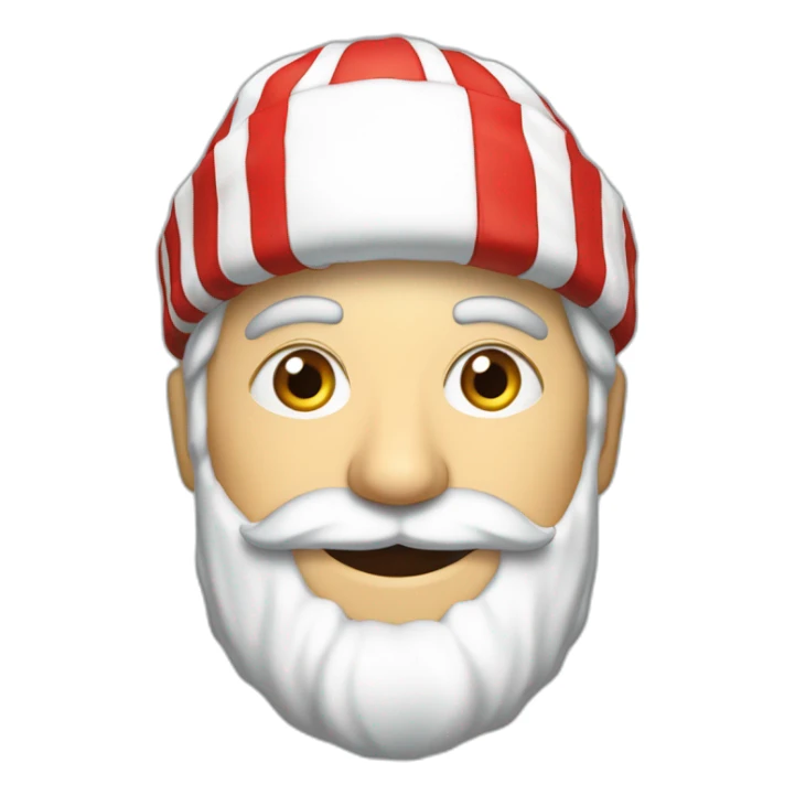 Cyril lignac avec un bonnet de père-noël sticker