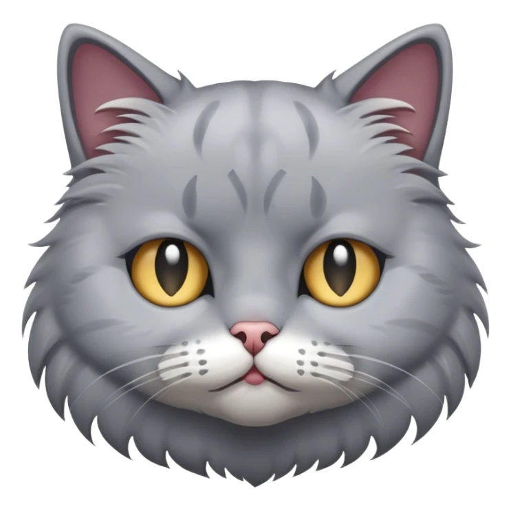 Cat with tears in its eyes sticker