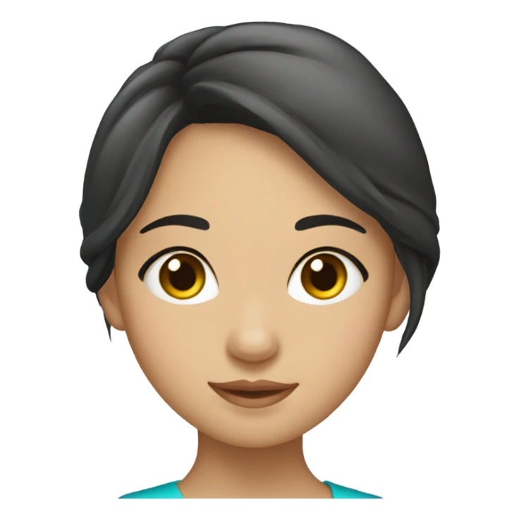 beautiful kazakh girl sticker