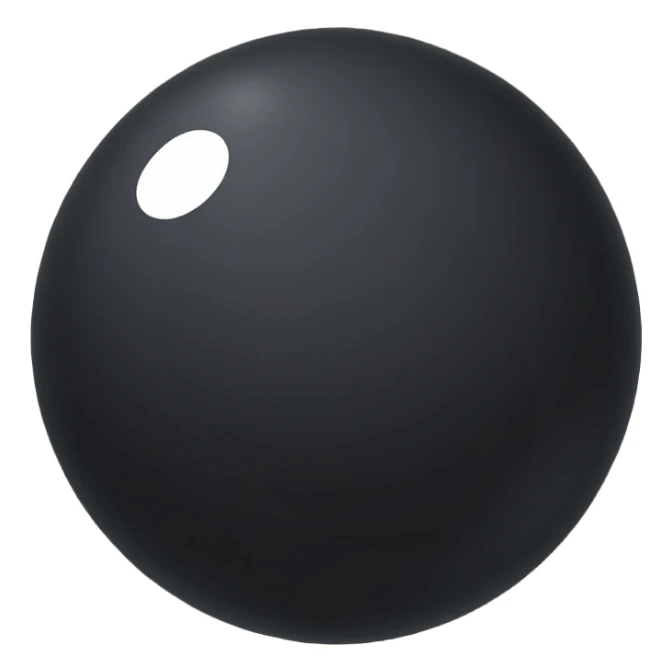 Black fabric Limbless ninja/robber ball sphere! It’s rollable sticker