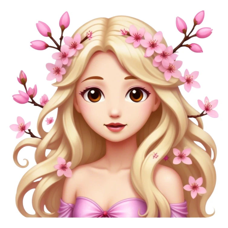 Cherry Blossom Fairy sticker