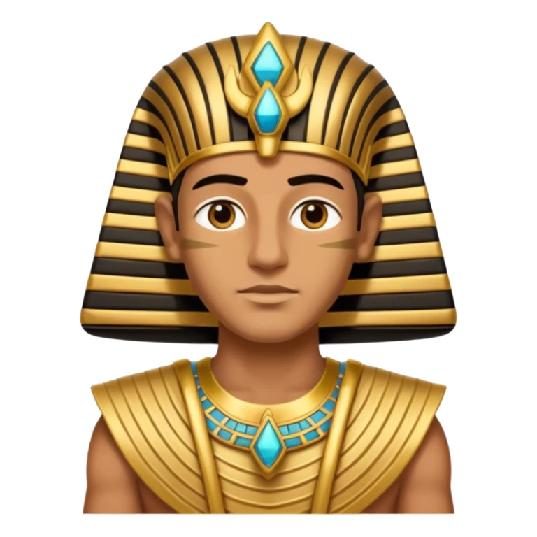 man wearing phahraon cloth sticker