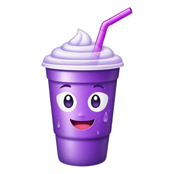 purple drink in styrofoam cup sticker