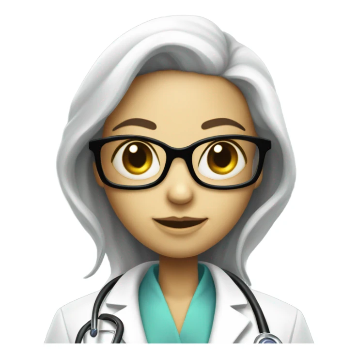 Reptilian alien woman, is a doctor sticker