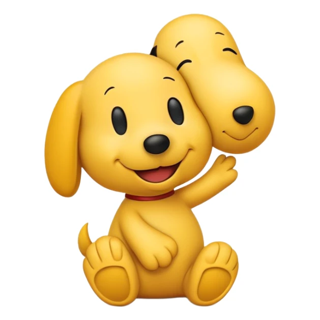 Snoopy & woodstock emoji sticker