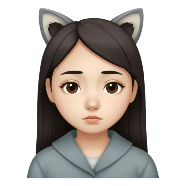 dark circles eyes Raccoon eyes sleepy 皮肤差 亚洲女孩  sticker