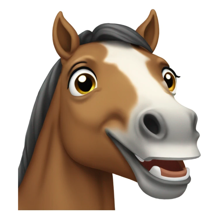 horse neighing sticker
