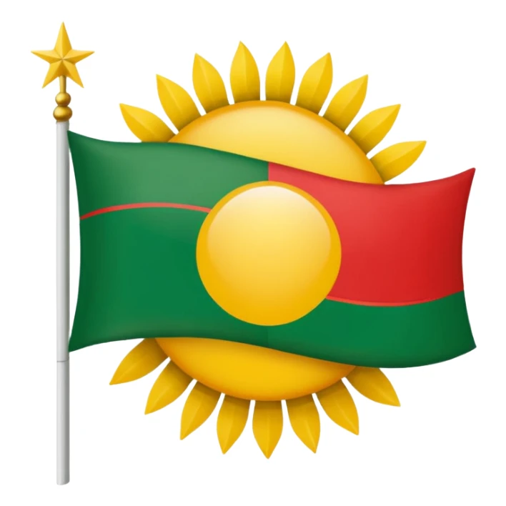 Kürdistan flag sticker
