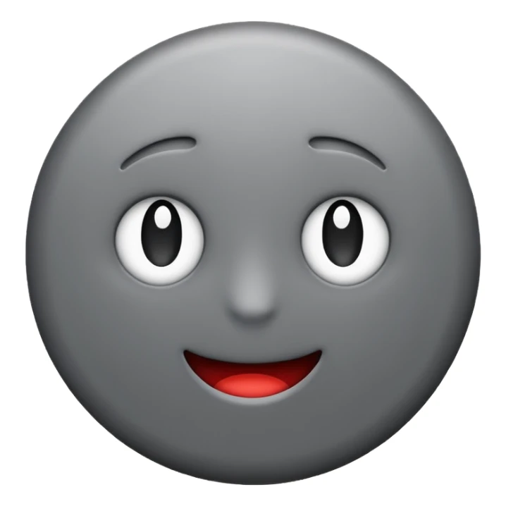 i just want a grey circle emoji from android sticker
