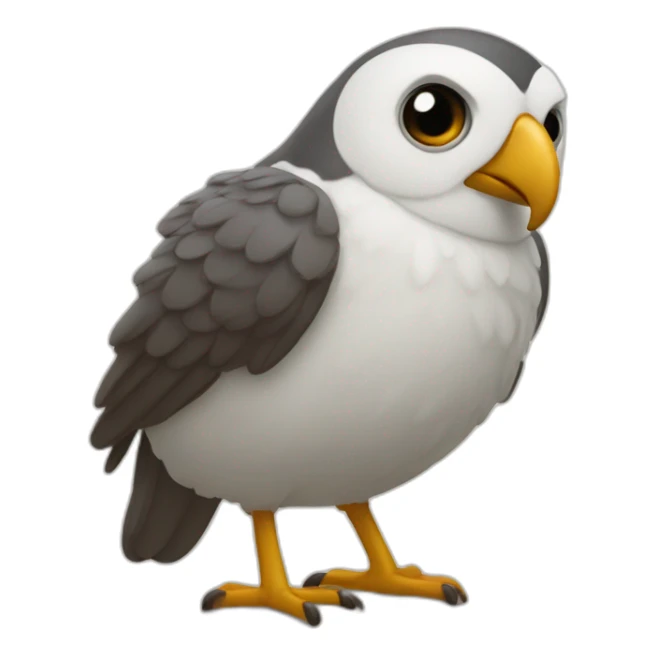 Gostaria de ver uma coruja de boina sticker