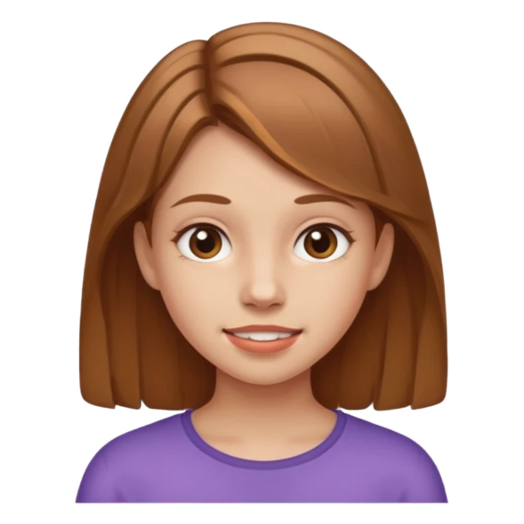 Girl with a underbite sticker