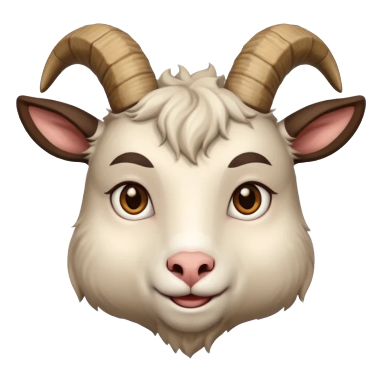 goat head person sticker