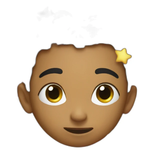 stars in the eyes sticker