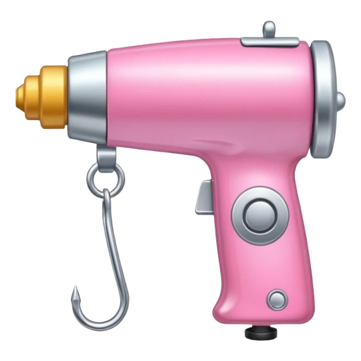 aguja de coser rosa con hilo plateado sticker