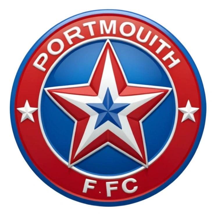 portsmouth fc badge sticker