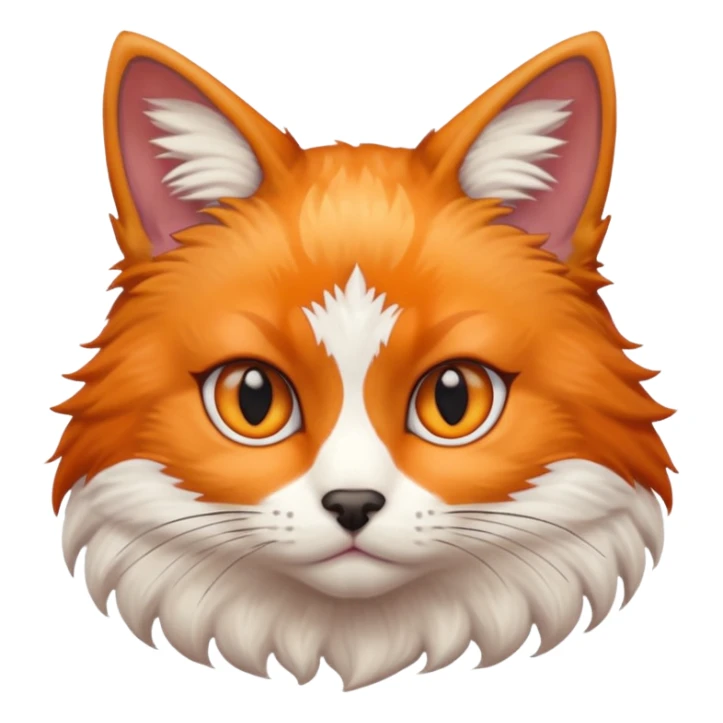 Cat with fox eyes cat with fox eyes sticker