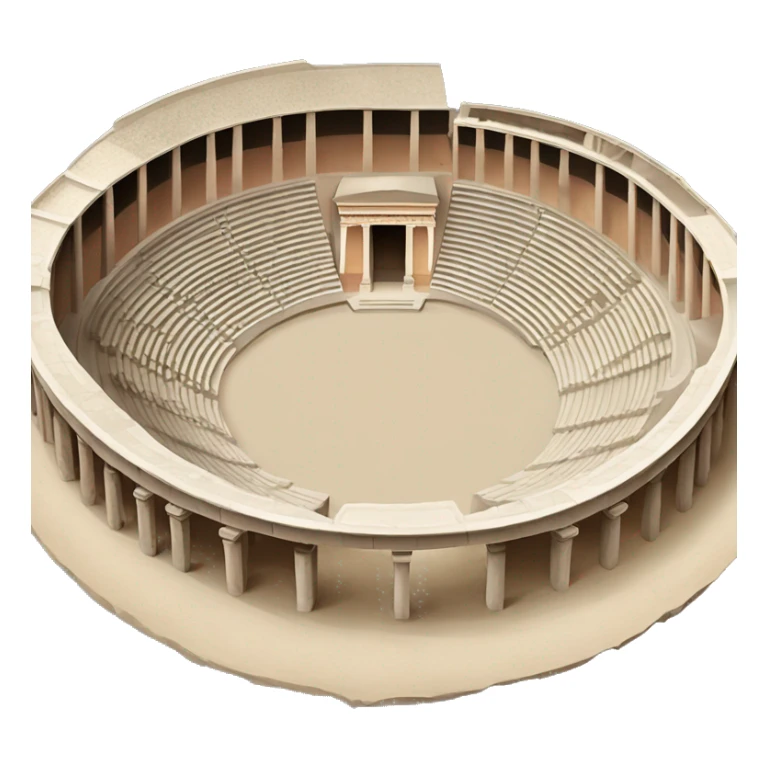 Ancient Greek Epidauros theatre sticker