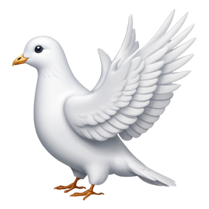 paloma blanca de la paz  sticker