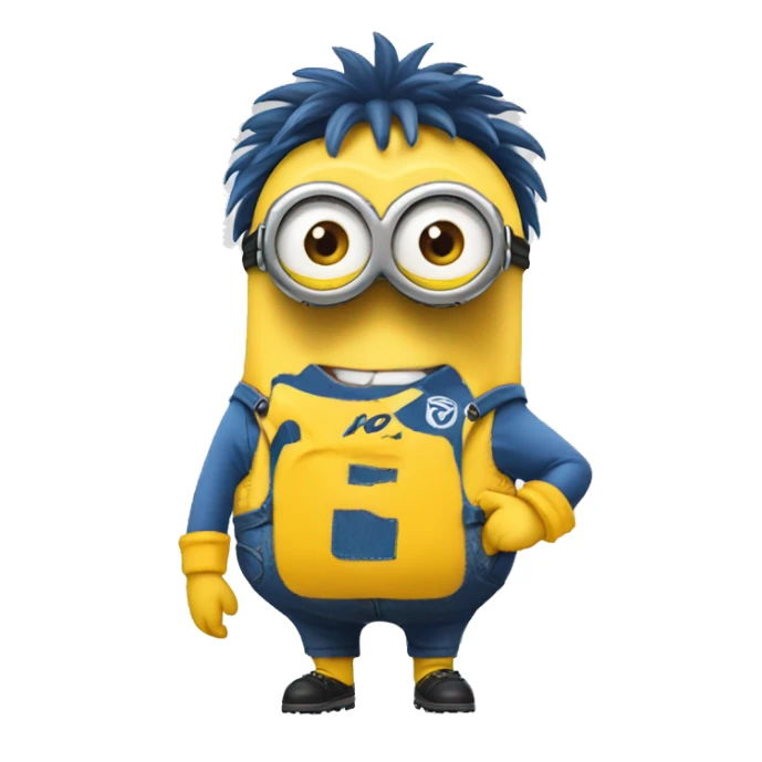 minion wearing new-york jerssey sticker