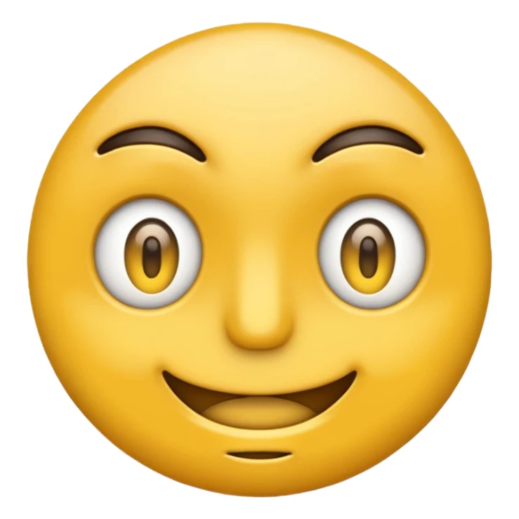 yellow emoji, eyes narrowed, mouth set, locked in focus sticker