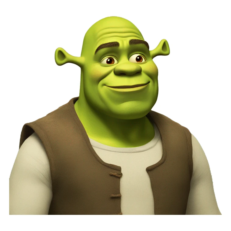 shrek and I'm here wasting my time meme sticker