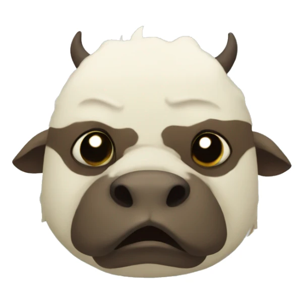 Appa from avatar the last airbender animated series sticker