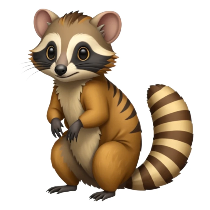 Tamarin-Anteater-Civet-Numbat-hybrid (full body) sticker