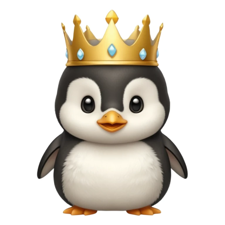 Baby princess penguin sticker