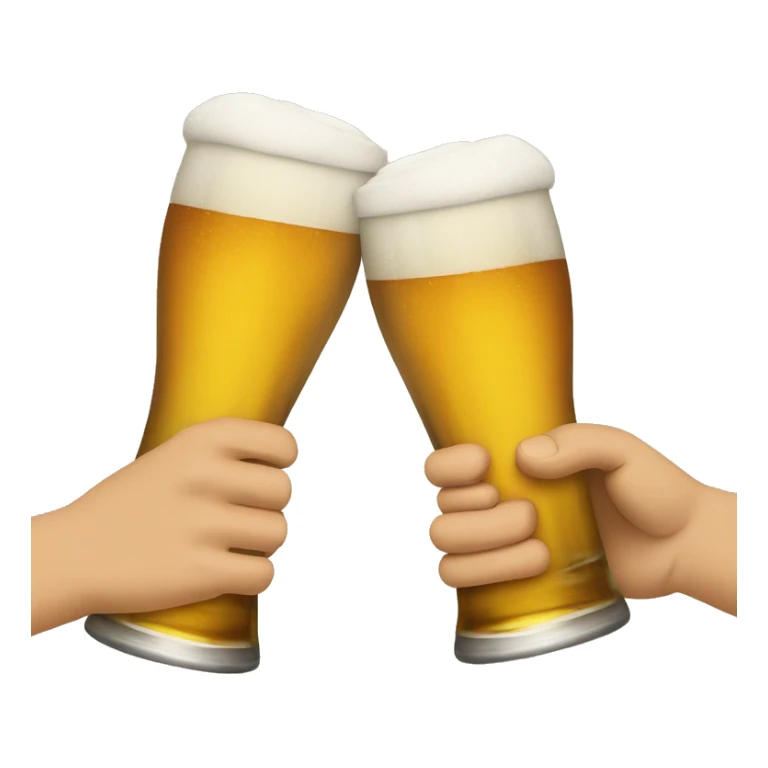 people clinking glasses of beer sticker
