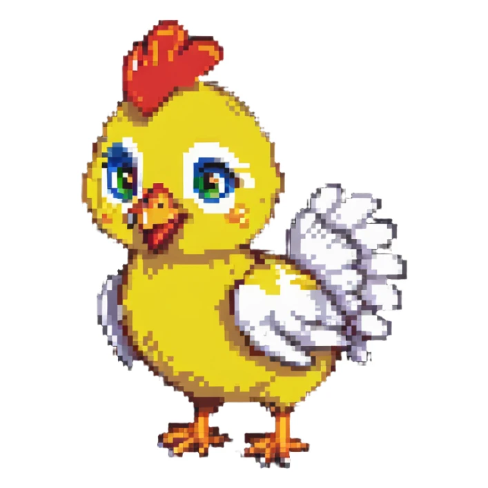 Chica the chicken from Five Nights at Freddy's sticker