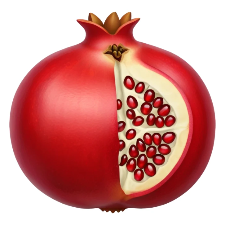 i want to create an emoji of pomegrenate open  sticker
