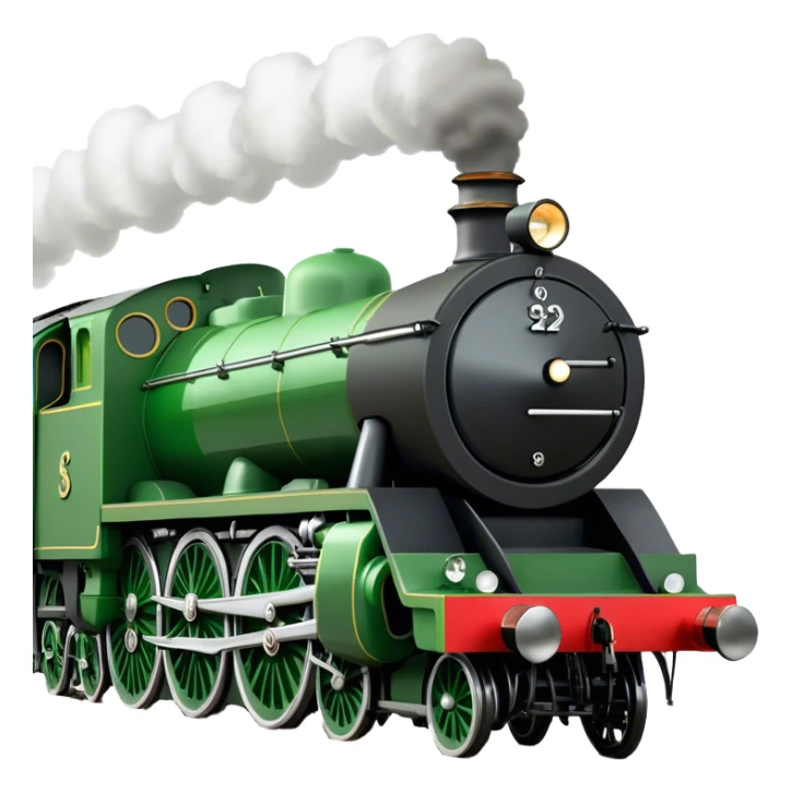 Steam Train - Flying Scotsman (Model Year: 2022) (Iconic colour: Green) sticker