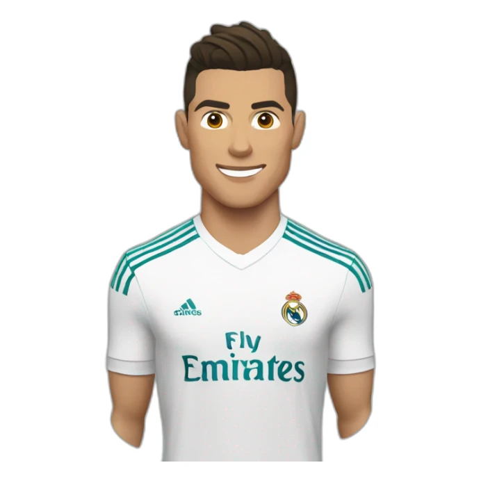 Cristiano Ronaldo in Real Madrid sticker