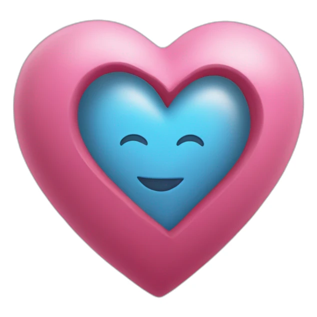 Un cœur dans un cœur sticker