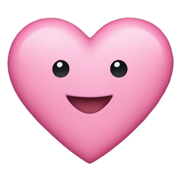 pink heart sticker
