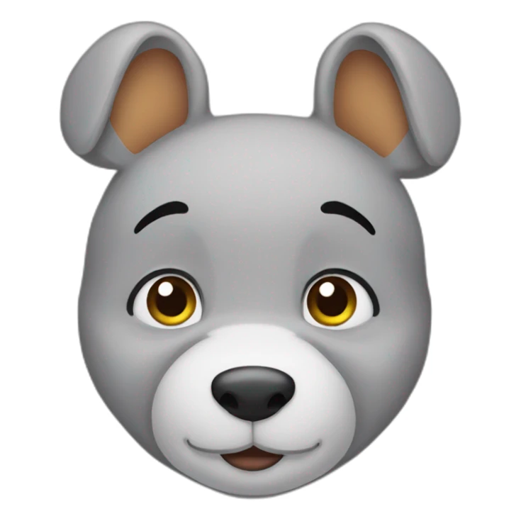Face of Winnie the pooh emoji sticker