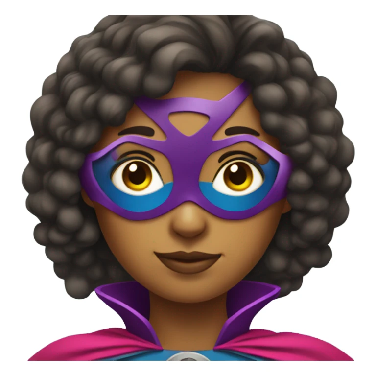 selfie of girl as superhero  sticker